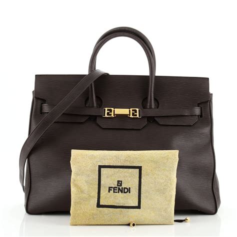 fendi handytasche|Fendi leather tote.